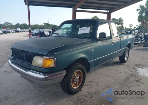 1996 Ford Ranger Super Cab from USA, damaged, VIN 1FTCR14AXTTA10663
